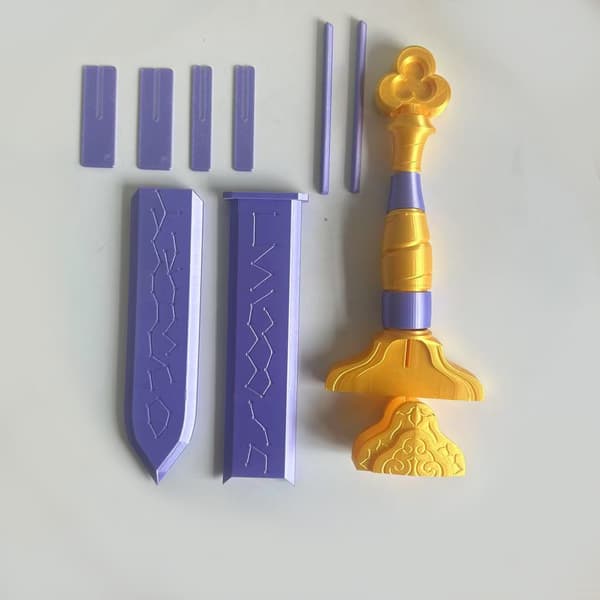 Rumi svärd cosplay-rekvisita