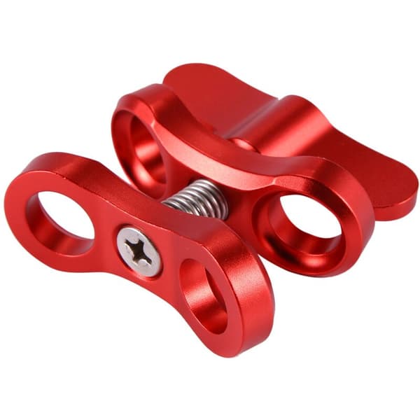 Camera Accessories Dive Lights Ball Butterfly Clip Aluminum Arm Bracket Mount For Hero 3+/4/5 Gitup SJ6000 Camera Red
