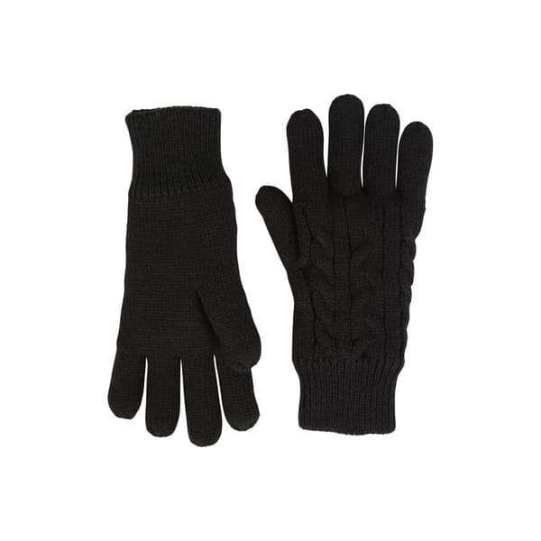 Mountain Warehouse Dame Isotherm Plys Handsker One Size Sort Sort Black One Size