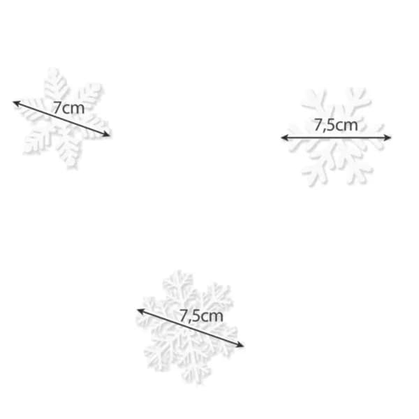 Julevinduesdekoration - Snefnug