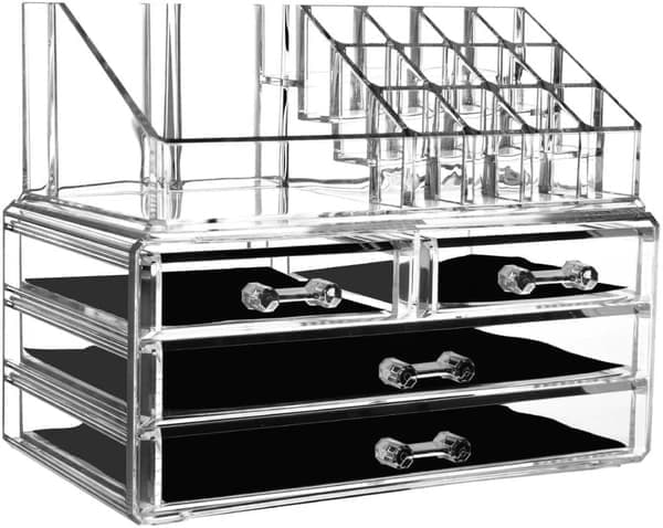 Makeup Opbevaring Makeup Organizer Akryl med 4 Skuffer