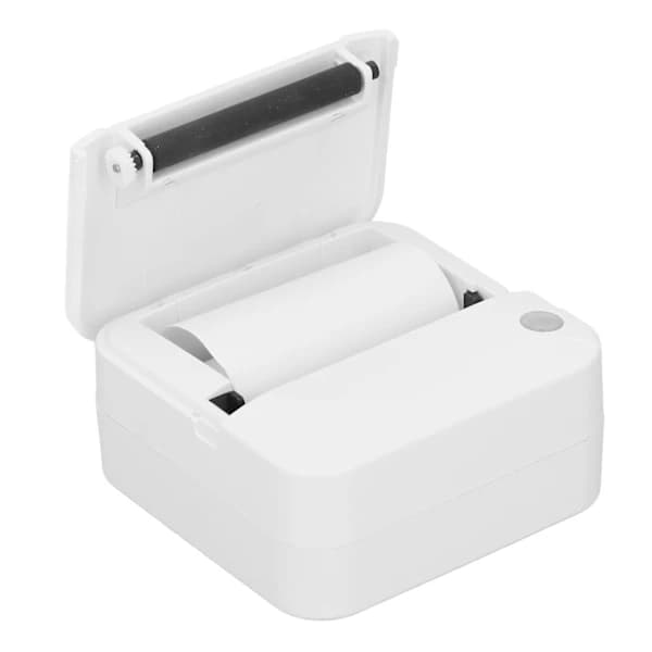 Handheld Mini Thermal Label Printer 200dpi Low Noise USB Charging Receipt Printer Photo Printer White