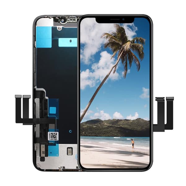 iPhone 11 LCD-näyttö AAA Premium - Musta Svart musta black Svart