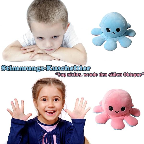 Vendbar blekksprut-plysjleke