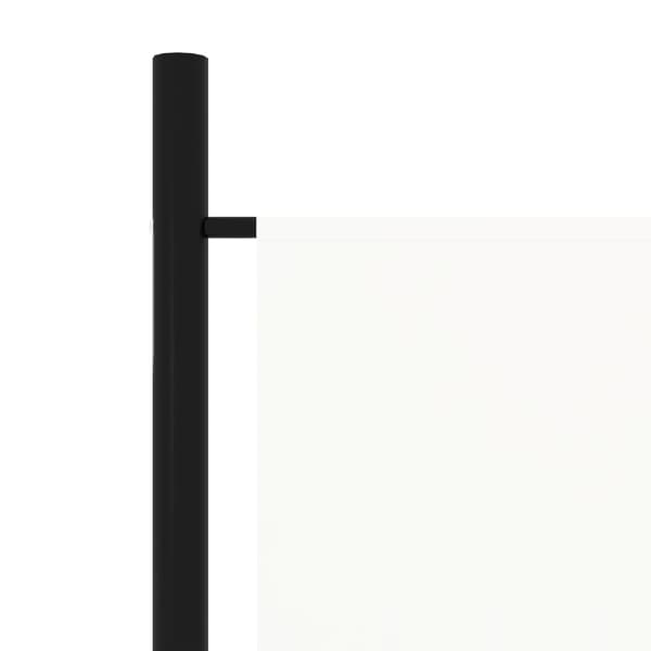 vidaXL Room Divider 5-Panel White 250x180 cm Vit white