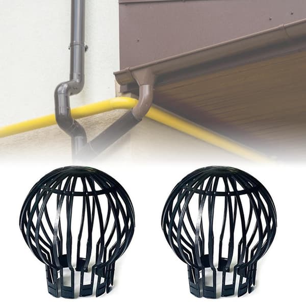 4-pack Roof Sheet Net Modern Good Durability Plastic Floor Drain Net Leaf Gutter Strainer Household Items