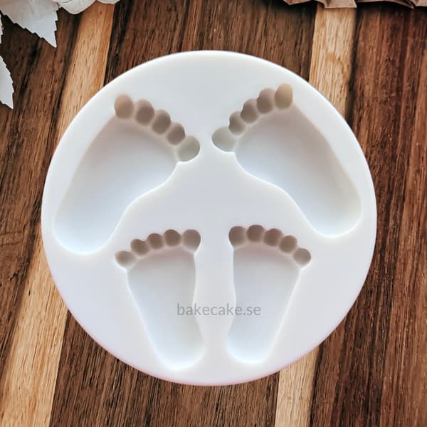 Babyfod Silikoneform til Kagepynt – Perfekt til Baby Shower 70
