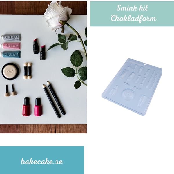 Pralinform Sminke Sjokoladeform - BWB 9341 Transparent transparent