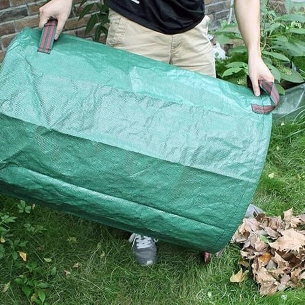 3 x 500L XXL Trädgårdsavfallspåsar 50KG, PP, Återanvändbara