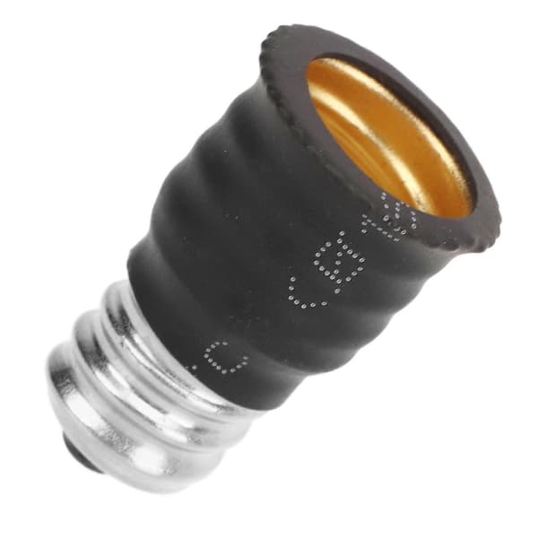 6 kpl Musta E12 - E14 Lampunpidin Adapteri Muunnin - Hyvä
