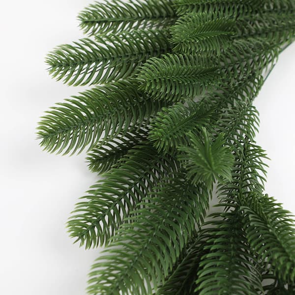 24 stk kunstige furugrener grønne planter furunåler DIY-tilbehør