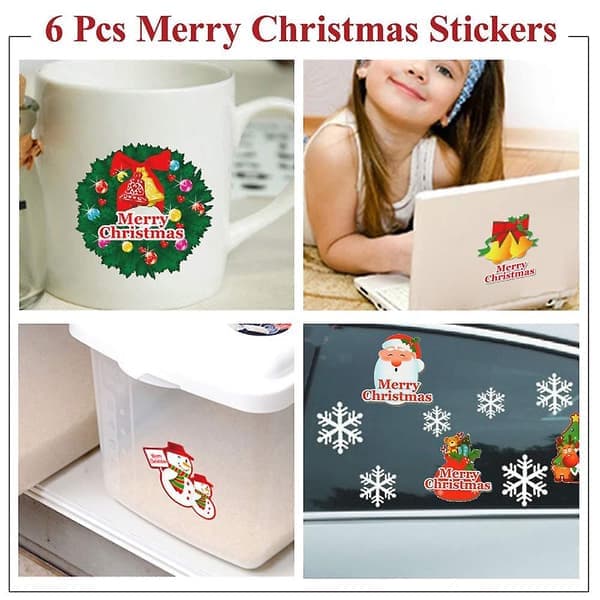 Snowflake Window Decals, 96 Reusable Self-Adhesive Static PVC Decals Window Stickers Christmas Window Decoration Snowflake Window Decal (FMY)