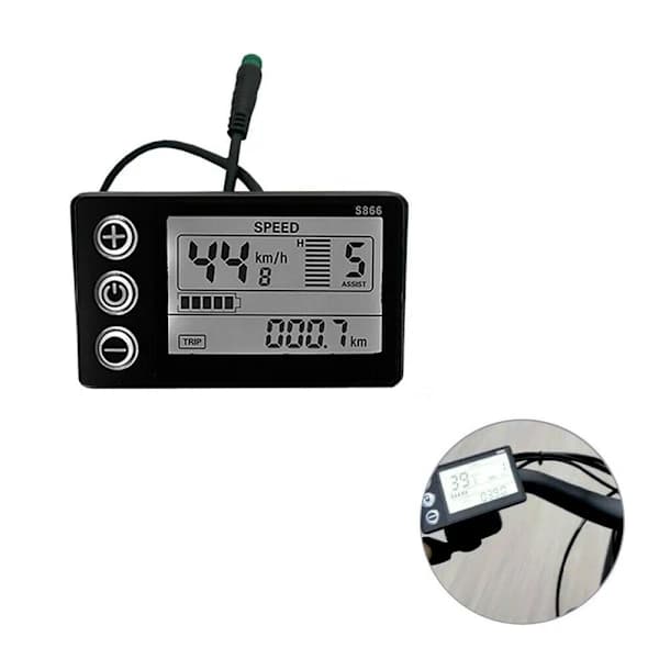 E-bike LCD Display Scooter Electric Bicycle Meter MTB Speedometer[XJ]