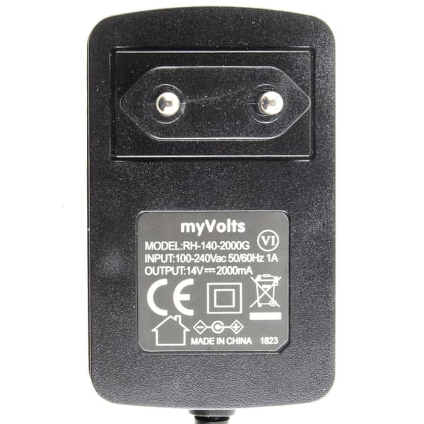 14V myVolts erstatningsstrømadapter kompatibel med Logitech Z520 høyttaler