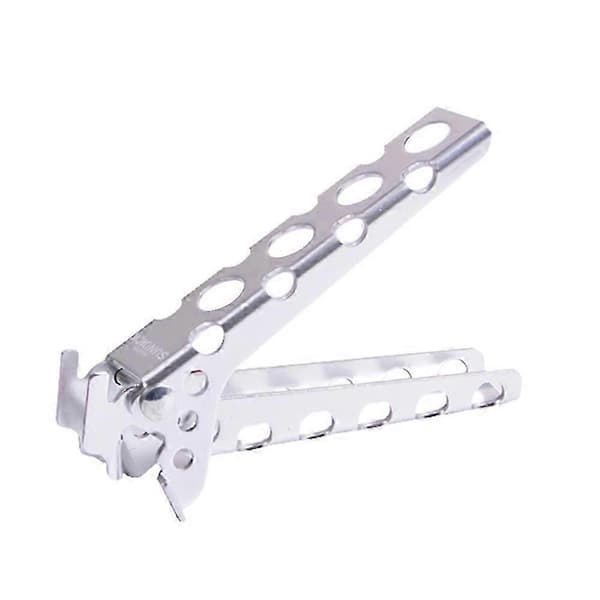 Aluminium Pot Clamp Pot Handle Pot Lifter Cooking Gripper Camping Cookware Dish Rack Silver Silver