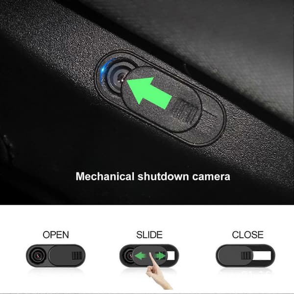 6 Pcs Car Camera Sliding Cover Inner Cabin Camera Replacement For Tesla Model 3 Y 2017 to 2021