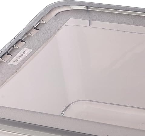 Storage Boxes with Air Control System, 3-Pack, 3 x 11 l, Bea, Transparent
