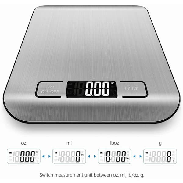 Electronic Kitchen Scale Precision Scale, Tare, Capacity 5 kg/11