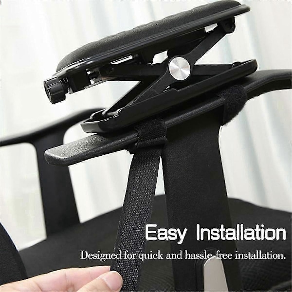 Justerbara armstödsdynor för kontorsstol, minnesskum armstöd, ergonomiskt gamingarmstöd