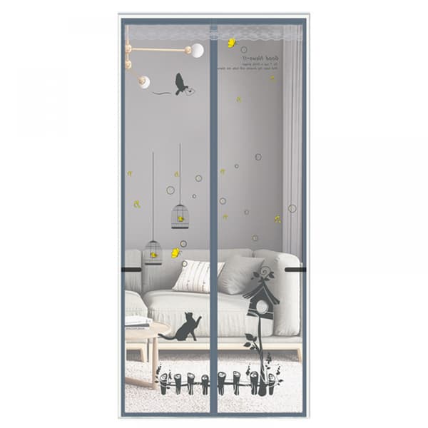 Magnetic fly screen door insect screen door protection, insect net
