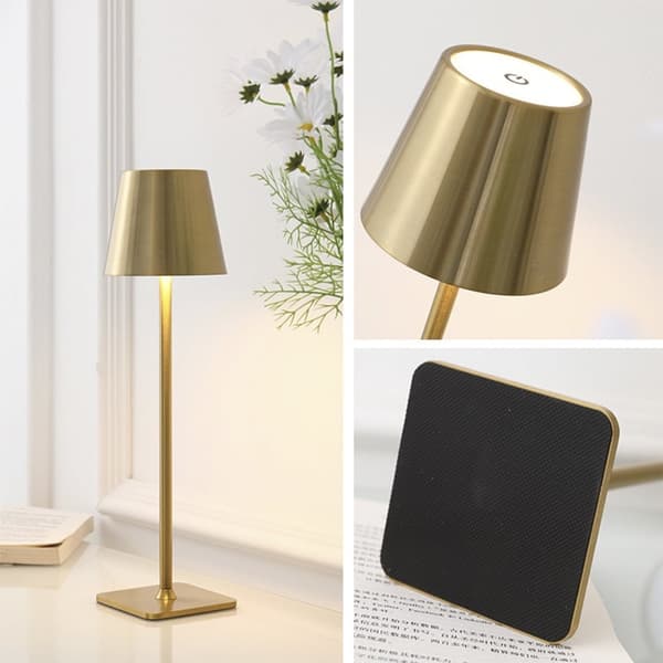 LED Bordlampe Touch Trådløs 4 Farver Fast Fast