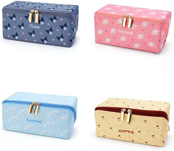 Cinnamoroll penalhus, pennal, polyester, vandtæt, lynlås, lille taske