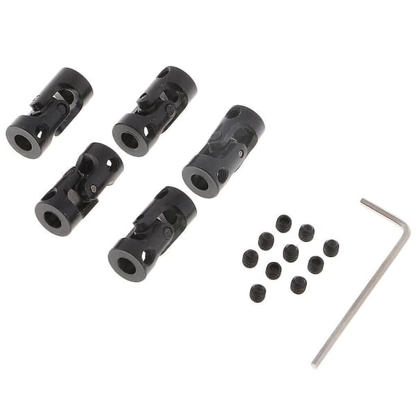 15 stk. sort motorakselkobling til RC bil, båd, robotmodel 5 til 5 mm