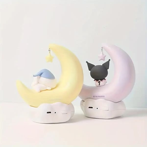 Sanrio Kuromi Cinnamoroll Måne LED-lampe USB-lading