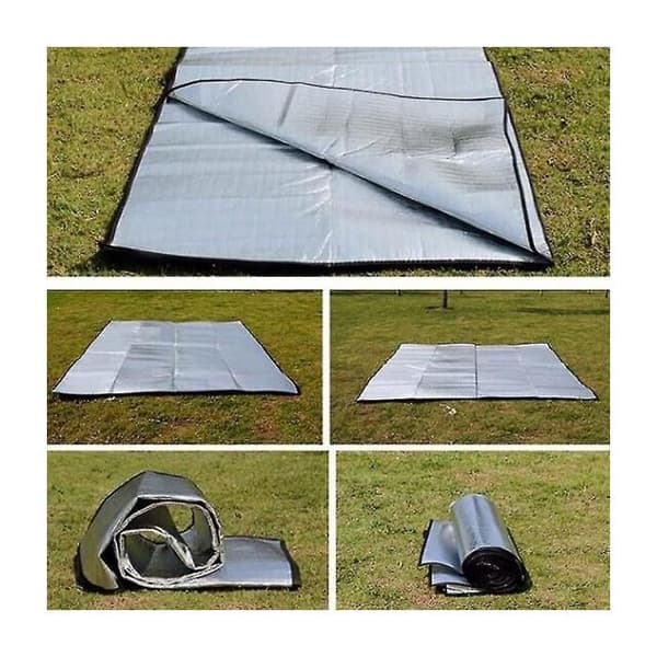 Isolerende skummadras til camping, varmeskjold til teltgulv 1,5 x 2 m
