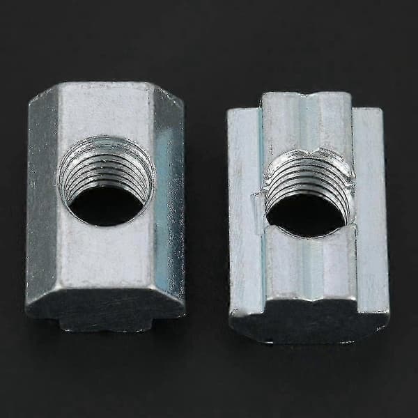 20 st Standard glidmutter för aluminiumprofiltillbehör (T-mutter typ 40 M8)
