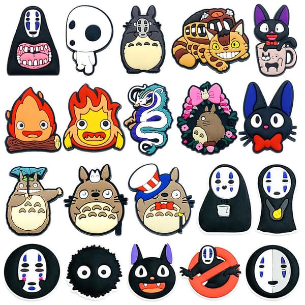 20 kpl Anime Spirited Away -kenkäkoruja Crocs-sandaaleille