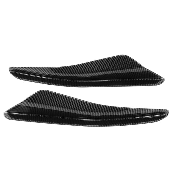 2PCS Front Bumper Aero Kits Canards Wing for Maxton Style Replacement for MK8 2021+ (Carbon Fiber Style)