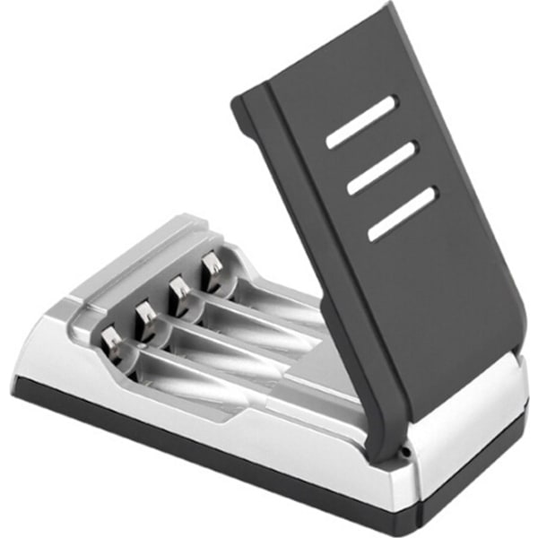 Universal Batterilader LCD-lader for 4 AA AAA Hurtiglader