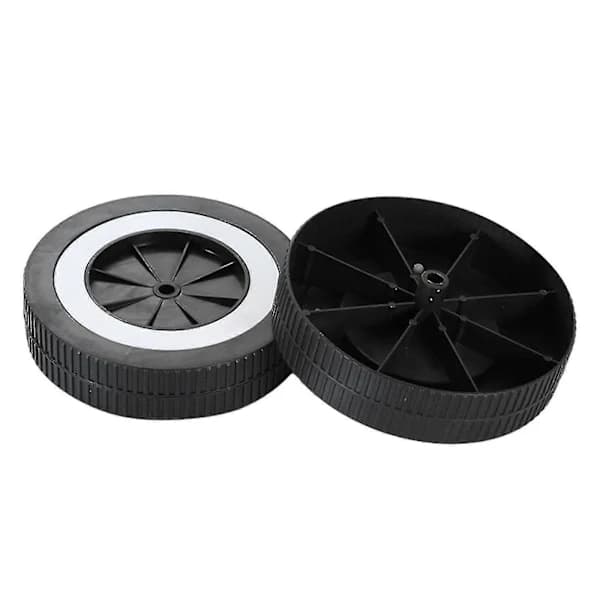 2-pack grill replacement wheels PP Sand-protected universal wheels for most grills Outdoor Kitchen 5.91 inches Black