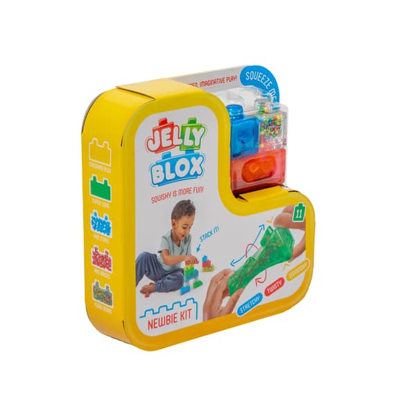 Jelly Blox byggeklodssæt, bløde og strækbare, 11 dele Multifärg