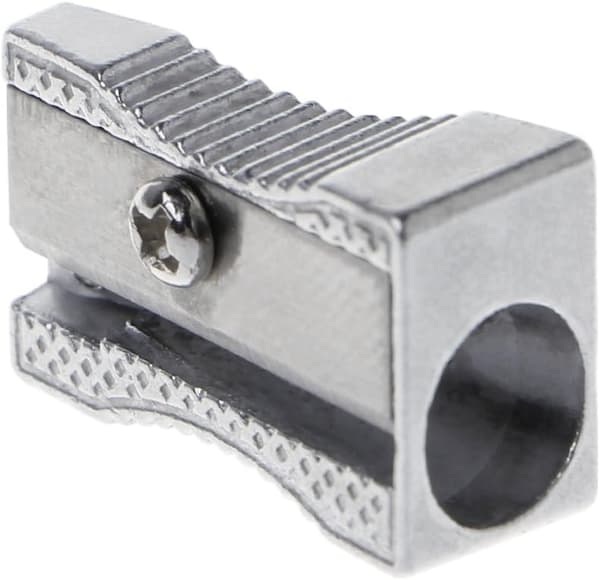 Metallic Single Hole Pencil Sharpener School Office Sharpener Stationery