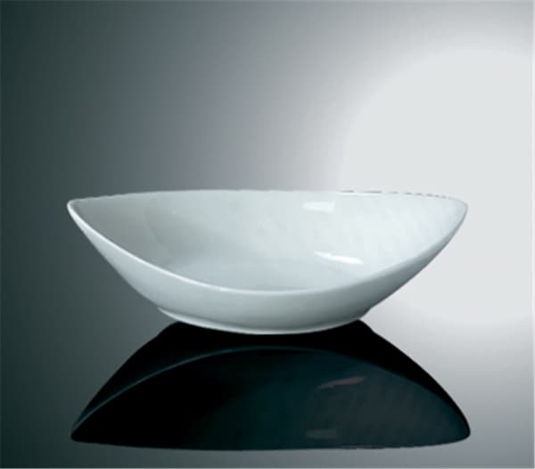 Porcelænsskål - Bådform - 4-pak Vit 4000