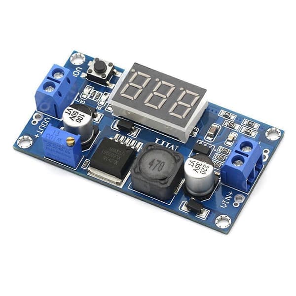 2 stk XL6009 DC-DC Step-Up Boost-konvertermodul justerbar 4,5V-32V til 5V-35V