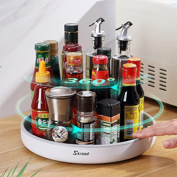 Pladespiller skabsorganisator, Lazy Susan