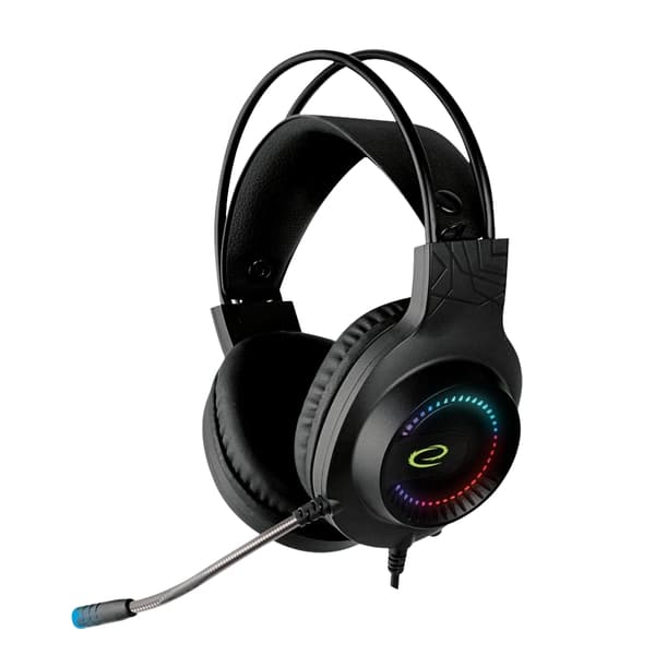 Esperanza stereohörlurar med mikrofon och 7.1 Surround Sound Courser