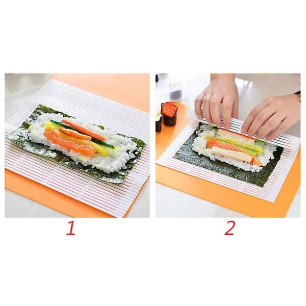 Professionel Non-stick Sushimåtte Plast Sushirullemåtte Sushimåtte Rulle Sushirulle