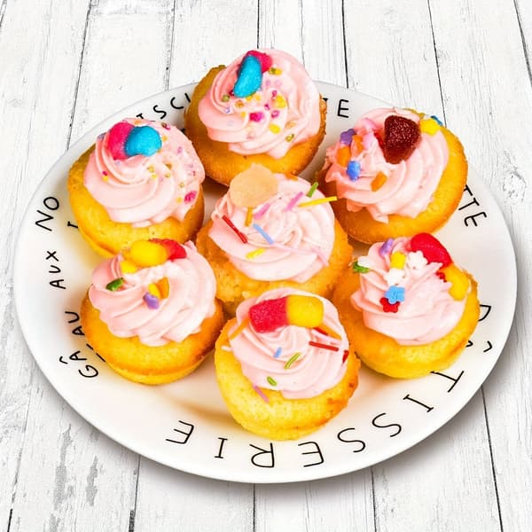 Muffinsform i silikone, 24 cupcakes eller bagværk