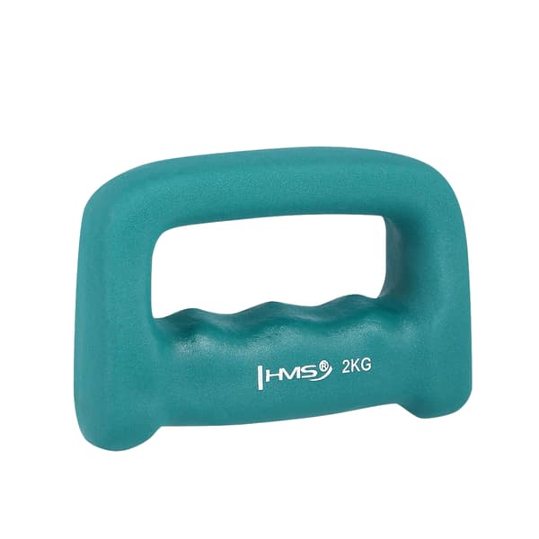 Turkos neopren-dippad hantel 2,0 kg