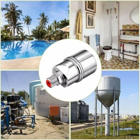 [LD] Automatisk flydeventil - Poolniveau regulator - Rustfrit stål - Tryk 10-150 psi - Temperatur 0-100 °C