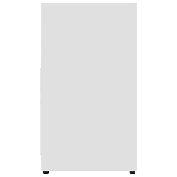 vidaXL Badeskap hvit 60x33x61 cm konstruert tre Vit white