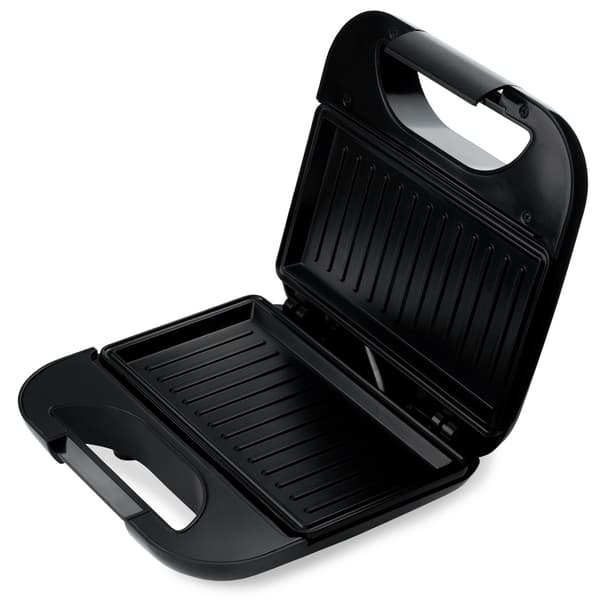 Sandwichgrill, non-stick, 22x12cm, 750W, Sort