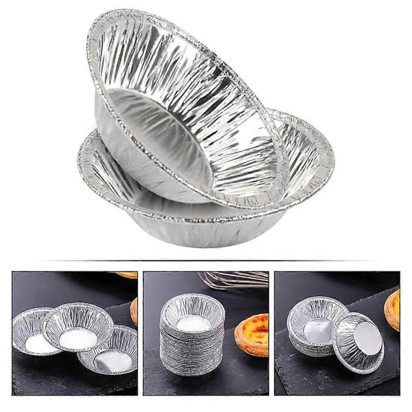 300 stk. æggetærteforme i aluminiumsfolie til æggetærter