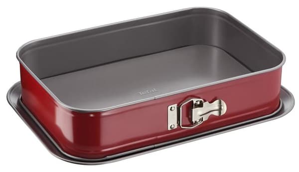 TEFAL DeliBake Rektangulär Kakform 36x24cm Röd J1640574 0.0