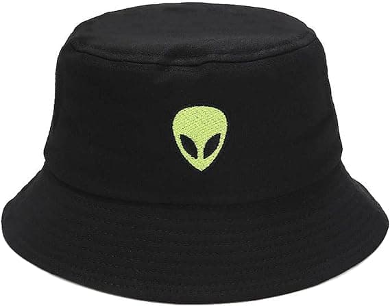 Mode broderet bøllehat mand kvinde fiskerhat, Alien