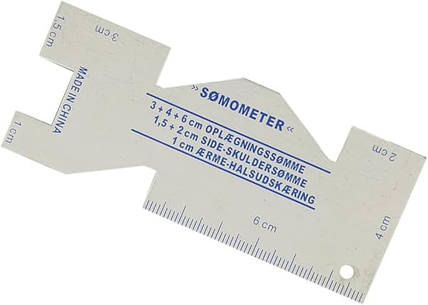 Metallinen ompelumittari ompeluun ja käsityöompeluun